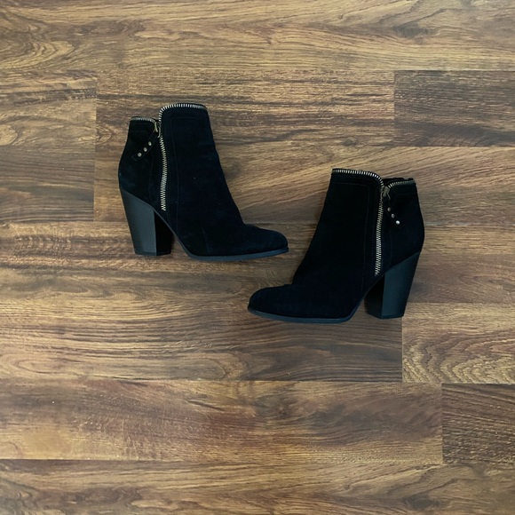 Limelight | Black Suede Ankle Boots - Picture 3 of 5